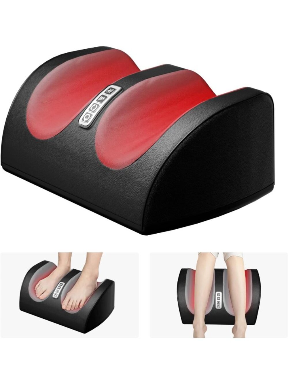 Shiatsu Foot Massager with Heat & Rollers, FSA/HSA Eligible, Perfect Gift for